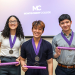 Students with Equity Medallions at the Equity Awards Ceremony