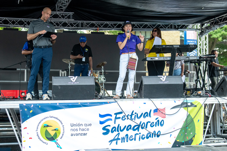 Dr. Williams at Salvadoran Festival