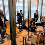 students listening to presentation during Tour of the Canopy by Hilton Washington D.C.