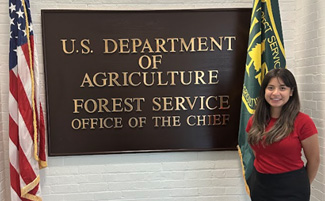 Medrano Jimenez at the U.S. Forest Service